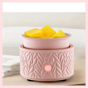 PINK CERAMIC WAX MELT BURNER