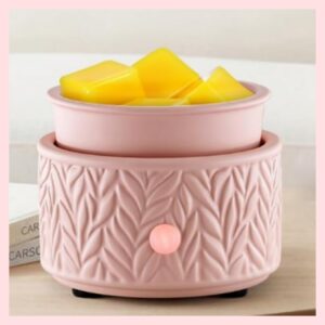 PINK CERAMIC WAX MELT BURNER